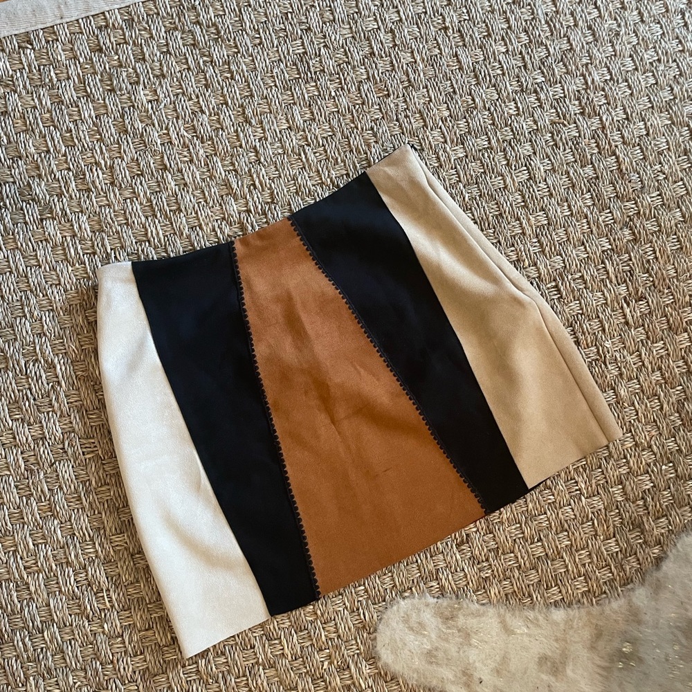 Zara suede skirt